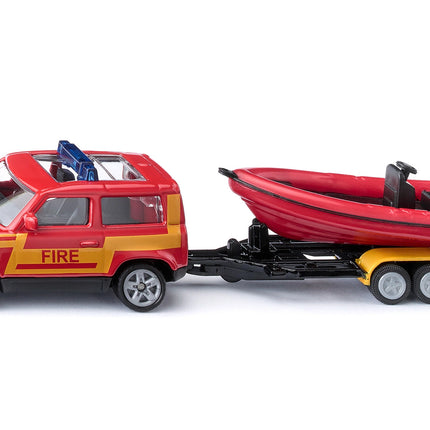 Landrover Defender with Boat