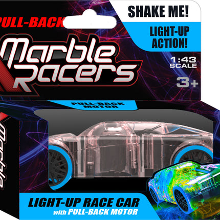 Pull-Back Marble Racer - Blue