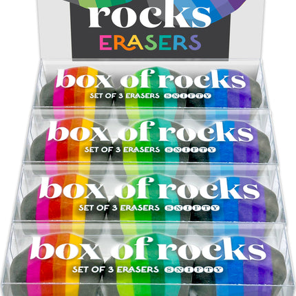 Box of Rocks Erasers