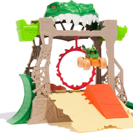 Monster Jam, Dragon Dungeon of Doom Playset, Mini Jams