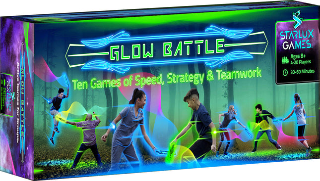 Glow Battle - Family Pack: 2-8 Player Glowing Sword Game