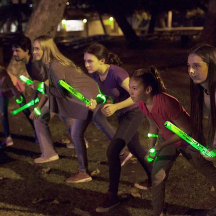 Glow Battle - Family Pack: 2-8 Player Glowing Sword Game