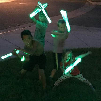 Glow Battle - Family Pack: 2-8 Player Glowing Sword Game