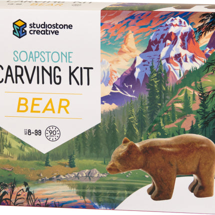 Bear Soapstone Carving Kit
