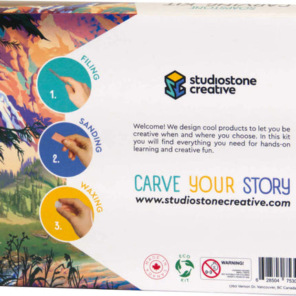 Wolf Soapstone Carving Kit