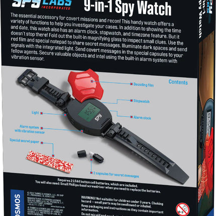 Spy Labs: 9-in-1 Spy Watch