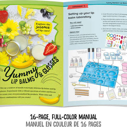 Yummy Rainbow Lip Balm Lab – DIY Science Craft Kit (EN/FR)
