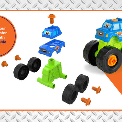Build A Buddy Monster Truck With Wrench