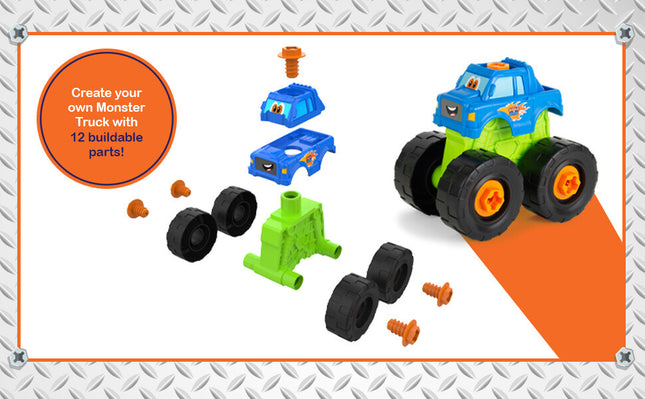 Build A Buddy Monster Truck With Wrench