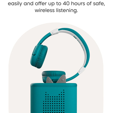 Bluetooth Headphones: Tropical Teal
