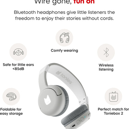 Bluetooth Headphones: Moon Gray