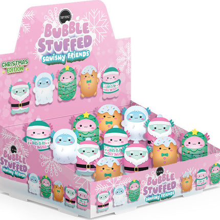 Bubble Stuffed Squishy Friends A Very Axolotl Xmas (assorted)