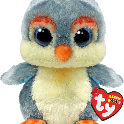 Fisher Gray Penguin Beanie Boos