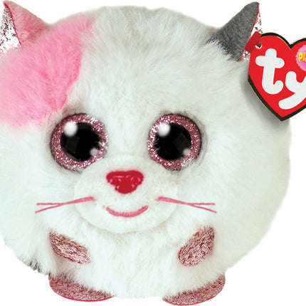 Muffin, Pink and White Cat