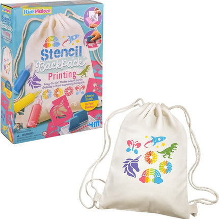 Kidzmaker - Stencil Backpack Printing