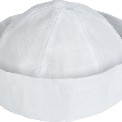 Large White Sailor Hat