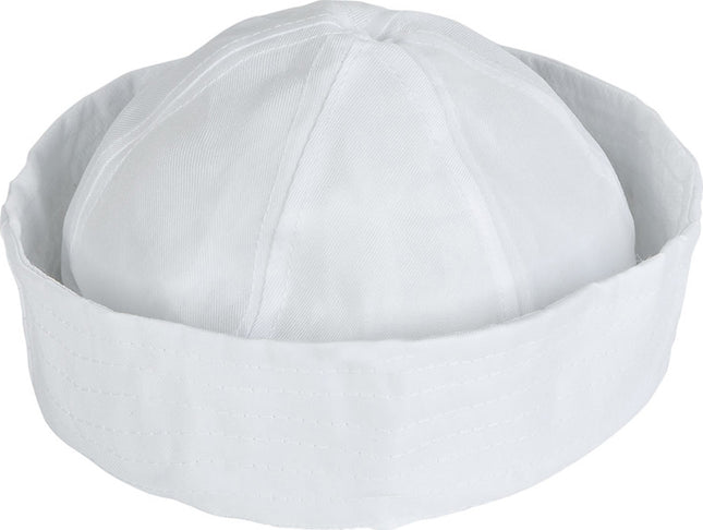 Large White Sailor Hat