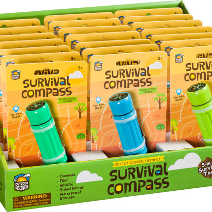 Outdoor Discovery Survival Compass (Assorted)