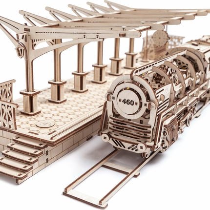 Ugears Locomotive With Tender