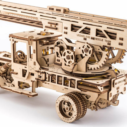 Ugears Fire Truck With Ladder