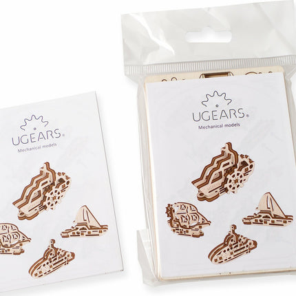 Ugears U-Fidgets Ships (4 Pcs)