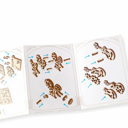 Ugears U-Fidgets Creation (4 Pcs)