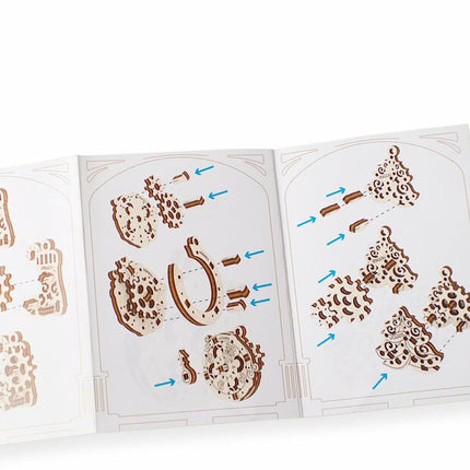 Ugears U-Fidgets Happy New Gear (4 Pcs)