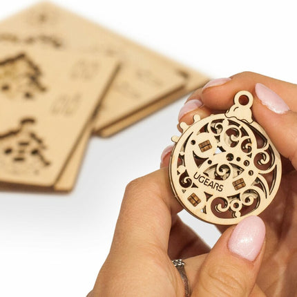 Ugears U-Fidgets Happy New Gear (4 Pcs)