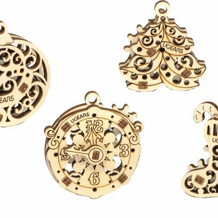Ugears U-Fidgets Happy New Gear (4 Pcs)
