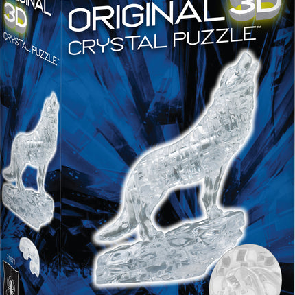 Std. Crystal Puzzle-Wolf (Clear)