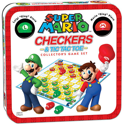 Super Mario - CHECKERS/TIC TAC TOE COMBO