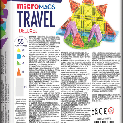 Magna-Tiles MicroMags Travel Deluxe 55 Piece Set