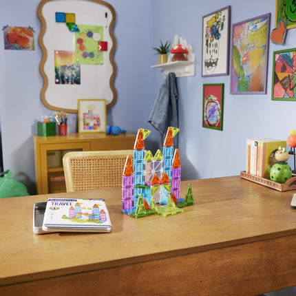 Magna-Tiles MicroMags Travel Deluxe 55 Piece Set