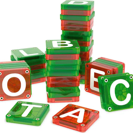 Magna Tiles microMAGS LEARN Letters