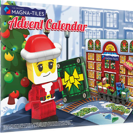 Magna-Tiles microMAGS Advent Calendar 34 Piece Set