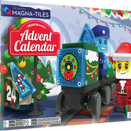 Magna-Tiles microMAGS Advent Calendar 34 Piece Set