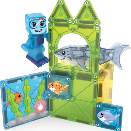 Magna-Tiles Shark Dive 13-Piece Set