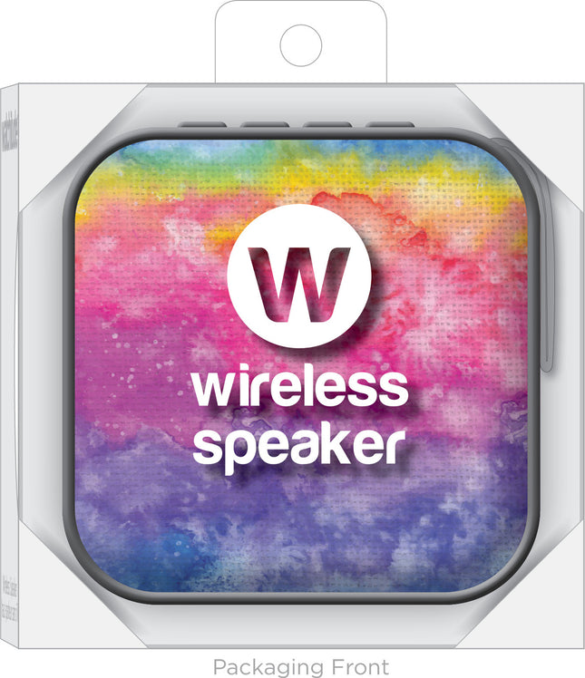 Rainbow Tie Dye - Jamm'd by Watchitude - Bluetooth Speaker
