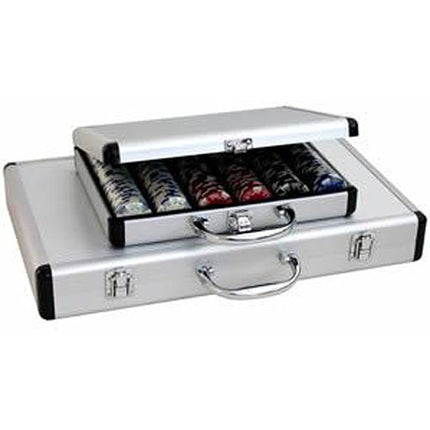 300 Poker Chips In An Aluminum Carrying Case