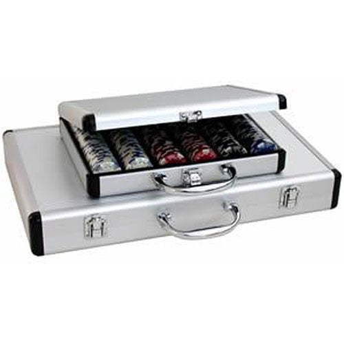 300 Poker Chips In An Aluminum Carrying Case