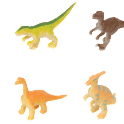 Tube of Dinosaur Figurines