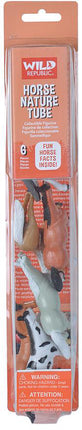 Tube of Horse Figurines