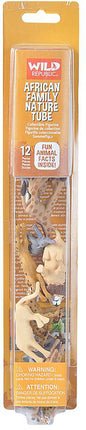 Tube of African Wildlife Family Figurines