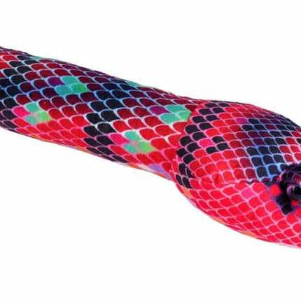 Red Green Snake Stuffed Animal - 54"