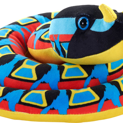 Green Snakes Rhino Viper Stuffed Animal - 36"