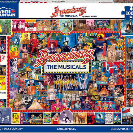 Broadway - 1000 Piece - White Mountain Puzzles