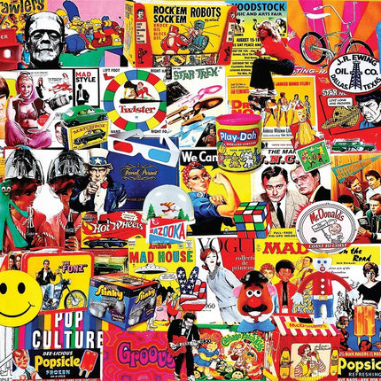 Pop Culture - 1000 Piece - White Mountain Puzzles