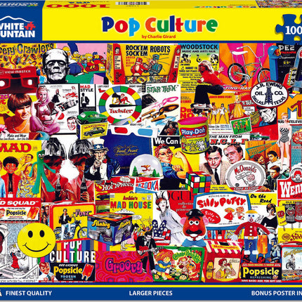 Pop Culture - 1000 Piece - White Mountain Puzzles