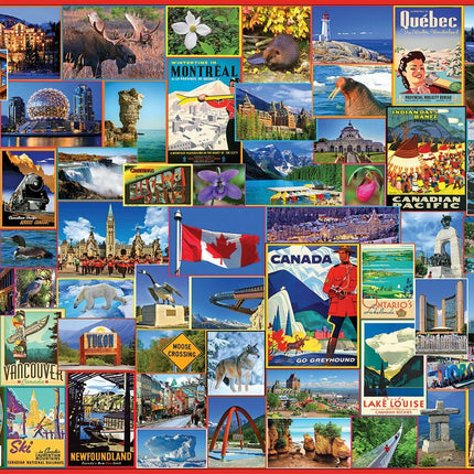 Best Places in Canada - 1000 Piece - White Mountain Puzzles