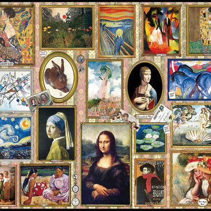 Great Paintings - 1000 Piece - White Mountain Puzzles